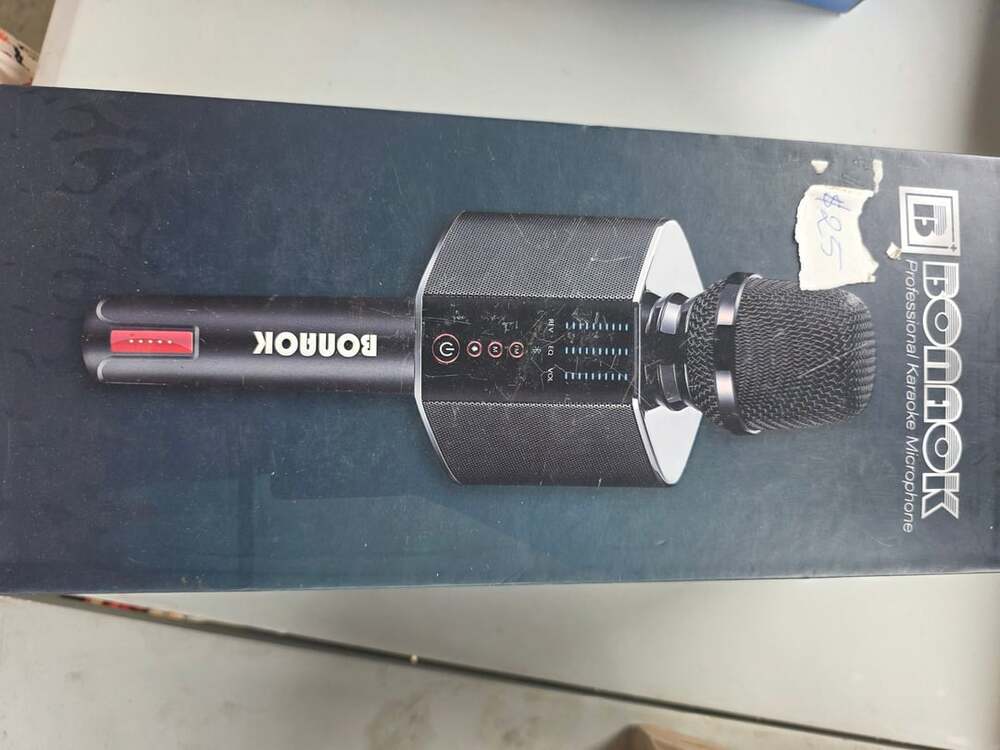 Bonaok G50 Wireless Bluetooth Karaoke Microphone Black
